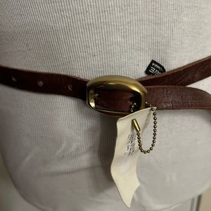 Brave Real Leather Pua Brown Belt- New Price $40	30in